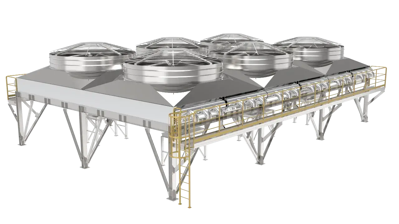 Flat Roof Induced Air Cooler